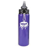 Branded Promotional CHERUB METAL WATER BOTTLE in Purple Sports Drink Bottle From Concept Incentives.