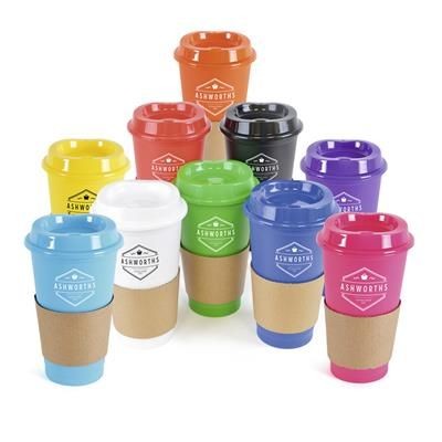 Branded Promotional CAF√â TAKE OUT MUG Travel Mug From Concept Incentives.