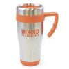 Branded Promotional OREGON TRAVEL MUG in Orange Travel Mug from Concept Incentives