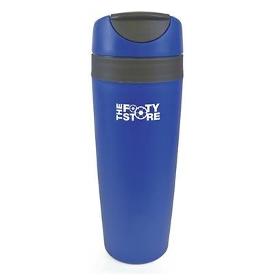 Branded Promotional ADELPHI PLASTIC TUMBLER in Blue Sports Drink Bottle From Concept Incentives.