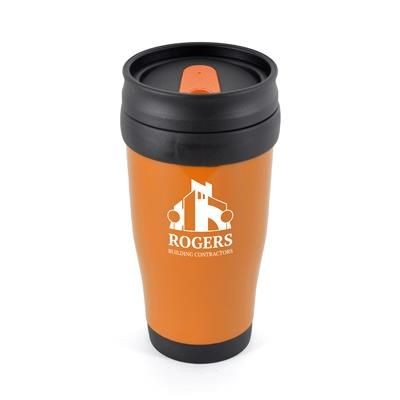Branded Promotional POLO TUMBLER in Orange Tumbler from Concept Incentives