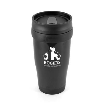 Branded Promotional POLO TUMBLER in Black Tumbler from Concept Incentives