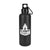 Branded Promotional FLOUNDER DRINK BOTTLE in Black Sports Drink Bottle From Concept Incentives.