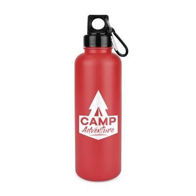 Branded Promotional FLOUNDER DRINK BOTTLE in Red Sports Drink Bottle From Concept Incentives.