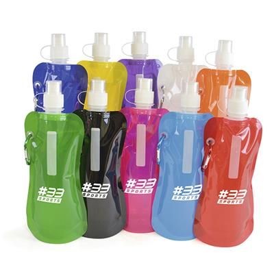 Branded Promotional FOLDING UP BOTTLE Sports Drink Bottle From Concept Incentives.