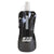 Branded Promotional FOLDING UP BOTTLE in Black Sports Drink Bottle From Concept Incentives.