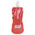 Branded Promotional FOLDING UP BOTTLE in Red Sports Drink Bottle From Concept Incentives.