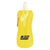 Branded Promotional FOLDING UP BOTTLE in Yellow Sports Drink Bottle From Concept Incentives.