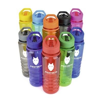 Branded Promotional RYDAL TRITAN PLASTIC CLEAR TRANSLUCENT DRINKS BOTTLE Sports Drink Bottle From Concept Incentives.