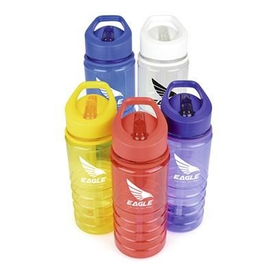 Branded Promotional CHARLOTTE TRITAN PLASTIC TRANSLUCENT COLOUR DRINK BOTTLE Sports Drink Bottle From Concept Incentives.