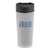 Branded Promotional FROSTY PLASTIC TUMBLER in Black Sports Drink Bottle From Concept Incentives.