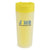 Branded Promotional FROSTY PLASTIC TUMBLER in Yellow Sports Drink Bottle From Concept Incentives.