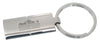 Branded Promotional GARDA KEYRING in Silver Keyring From Concept Incentives.