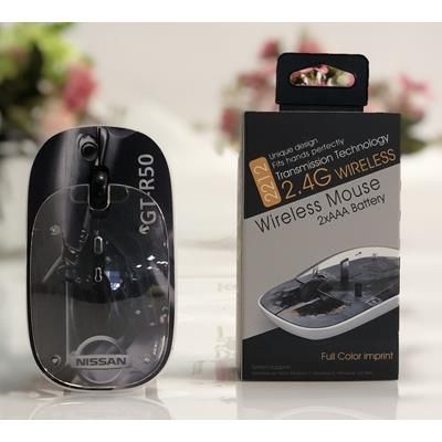 Branded Promotional CRYSTAL SPACE CORDLESS MICE Mouse From Concept Incentives.