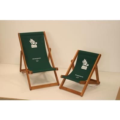 Branded Promotional MIDI DECKCHAIR Chair From Concept Incentives.