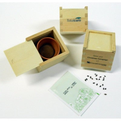 Branded Promotional MINI COFFRET GROWING KIT Seeds From Concept Incentives.