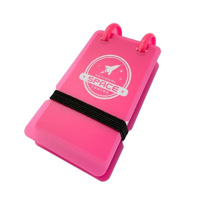 Branded Promotional MINI NOTE PAD with Frosted Cover in Pink Notepad from Concept Incentives
