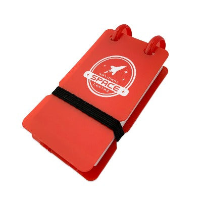 Branded Promotional MINI NOTE PAD with Frosted Cover in Red Notepad from Concept Incentives