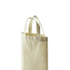Branded Promotional MINI COTTON 5OZ COTTON SHOPPER TOTE BAG with Short Cotton Cord Handles in Natural Bag From Concept Incentives.