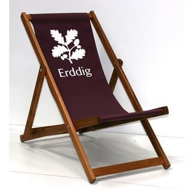 Branded Promotional MINI DECKCHAIR Chair From Concept Incentives.