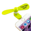 Branded Promotional MINI PHONE FAN with Dual Adaptor Fan From Concept Incentives.