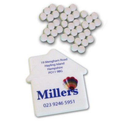 Branded Promotional MINTS HOUSE in White Mints From Concept Incentives.