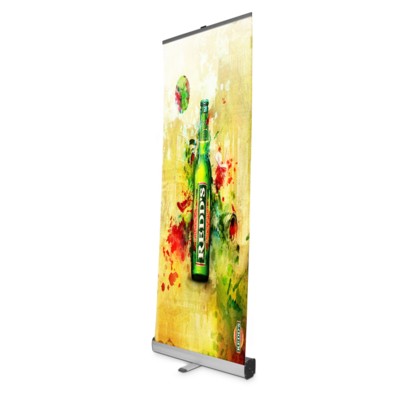 Branded Promotional MINI MOSQUITO ROLLER BANNER Banner From Concept Incentives.