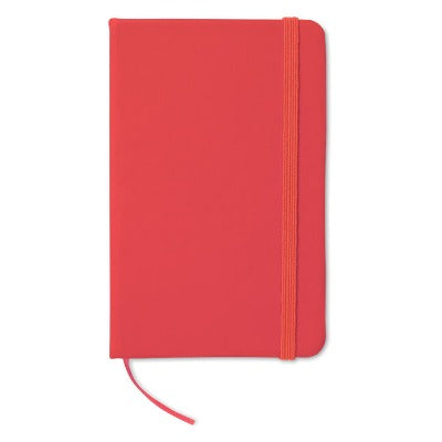 Branded Promotional NOTELUX 96 PAGE NOTE BOOK in Red Note Pad From Concept Incentives.