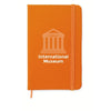 Branded Promotional A6 NOTELUX NOTEBOOK in Orange from Concept Incentives