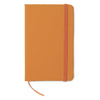 Branded Promotional NOTELUX 96 PAGE NOTE BOOK in Orange Note Pad From Concept Incentives.