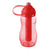 Branded Promotional DRINK BOTTLE 400ML with Freezing Tube in Clear Transparent Red Sports Drink Bottle From Concept Incentives.