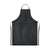 Branded Promotional HEMP ADJUSTABLE APRON in Black Apron from Concept Incentives