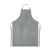 Branded Promotional HEMP ADJUSTABLE APRON in Grey Apron from Concept Incentives