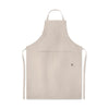 Branded Promotional HEMP ADJUSTABLE APRON in Natural Apron from Concept Incentives