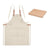 Branded Promotional ORGANIC COTTON APRON 340gsm from Concept Incentives