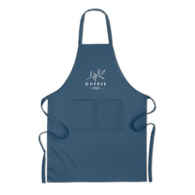 Branded Promotional ORGANIC COTTON APRON in Black Apron from Concept Incentives