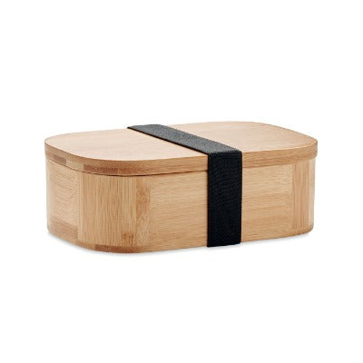 Branded Promotional BAMBOO LUNCH BOX 1L Lunch Box from Concept Incentives