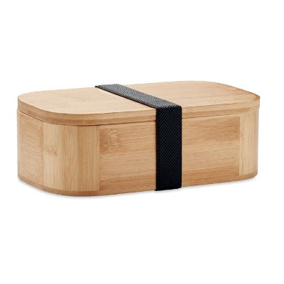 Branded Promotional BAMBOO LUNCH BOX 1L Lunch Box from Concept Incentives