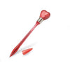 Branded Promotional HEART SHAPE LIGHT TOP BALL PEN Pen From Concept Incentives.