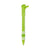 Branded Promotional THUMBS UP PLASTIC BALL PEN in Lime Green Pen From Concept Incentives.