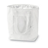 Branded Promotional CONVENIENT FOLDING COOL BAG in White Cool Bag From Concept Incentives.