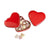 Branded Promotional HEART SHAPE SWEETS TIN in Red Sweets From Concept Incentives.