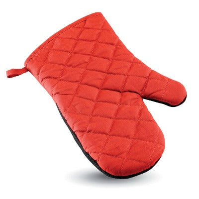 Branded Promotional KITCHEN OVEN GLOVES in Red Oven Mitt From Concept Incentives.