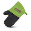 Branded Promotional KITCHEN OVEN GLOVES in Green Oven Mitt From Concept Incentives.