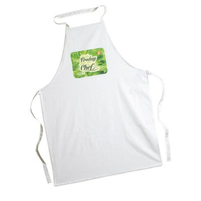 Branded Promotional KITCHEN APRON in White Apron From Concept Incentives.