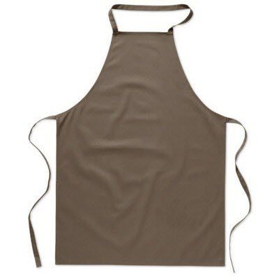 Branded Promotional KITCHEN APRON in Taupe Apron From Concept Incentives.