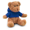 Branded Promotional TEDDY BEAR PLUSH SOFT TOY with Hooded Hoody Sweater in Blue Soft Toy From Concept Incentives.