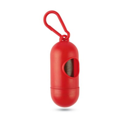 Branded Promotional POOP SCOOP in Red Poop Bag Holder From Concept Incentives.