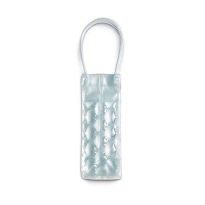 Branded Promotional BOTTLE COOL BAG in Translucent Clear PVC Cool Bag From Concept Incentives.