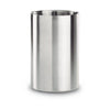 Branded Promotional SILVER STAINLESS STEEL METAL WINE BOTTLE COOLER in Matt Silver Bottle Cooler From Concept Incentives.